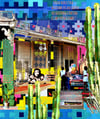 Mini Framed Print Trinidad, Cuba, Street Scene