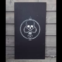 Image 1 of Ritual Death wooden print artwork BLACK