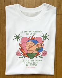 Image 3 of TEE-SHIRT "ROSA PARKS" (en español) - COLLAB' CITATIONS PAR MALEN PAZOS