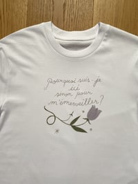 Image 7 of TEE-SHIRT "M'EMERVEILLER" - COLLAB' LE SALON DE PSYCHE