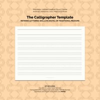 Image 1 of The Calligrapher Template