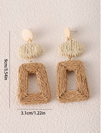 Image 3 of Tulum Me About it Earrings- Natural