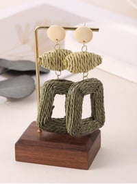 Image 3 of Tulum Me About It Earrings- Green