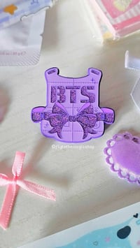 Image 1 of PREORDER BTS RIBBON VEST PIN