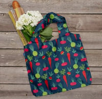 Image 2 of Reusable Shopper Tote - Veggies