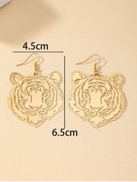 Image 4 of Pride of a Tiger Earrings