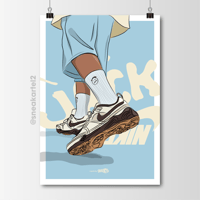 Image 1 of Sneaker Poster Nike Zoom Field Jaxx x Travis Scott 