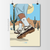 Image 2 of Sneaker Poster Nike Zoom Field Jaxx x Travis Scott 