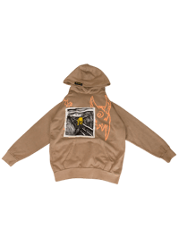 Image 1 of Tan Scream Hoodie