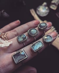 Image 2 of Black Moonstone rings 