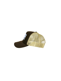 Image 2 of Chocolate X Tan Trucker Hat