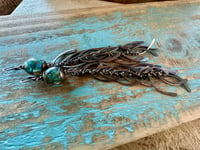 Image 7 of Basha bead fringed earrings 