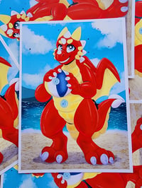 Image 1 of Pool Toy Print