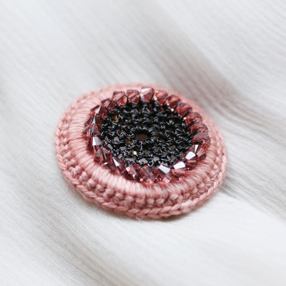 Image of CORDOBA Brooch - Blush Rose