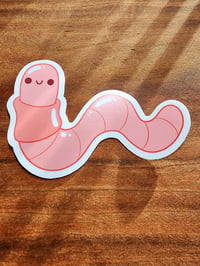 Image 3 of Worm Sticker