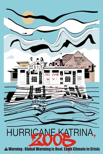 Image of Hurricane Katrina Poster 