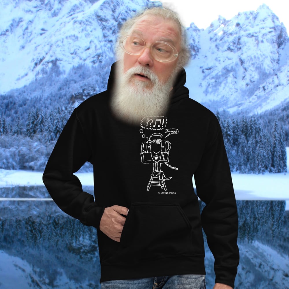LOUDER! by R. Stevie Moore Unisex Hoodie