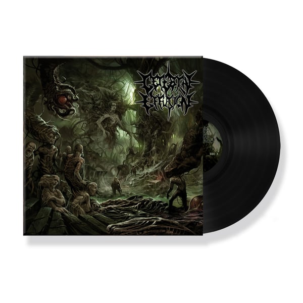 Image of CEREBRAL EFFUSION "OMINOUS FLESH DISCIPLINE" VINYL 