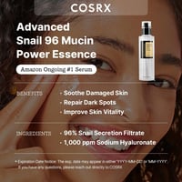 Image 5 of Cosrx snail serum collagen liquid facial essence liquid hydrating moisturizing essence 100ml^