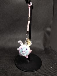 Image 3 of Crochet Bunny Phone Charm