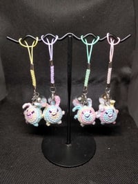 Image 1 of Crochet Bunny Phone Charm