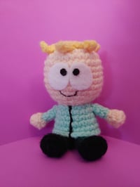 Image 1 of Misogyny Boy Crochet Doll [MADE TO ORDER]