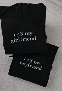 Image 4 of I LOVE MY BOYFRIEND/GIRLFRIEND HOODIES