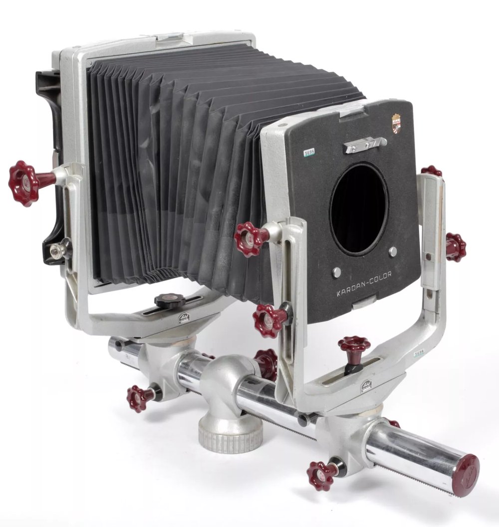 Image of Linhof Kardan 8X10 studio camera + lensboard adapter | Linhof Professional R heavy duty tripod