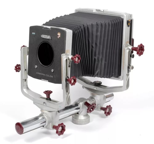 Image of Linhof Kardan 8X10 studio camera + lensboard adapter | Linhof Professional R heavy duty tripod