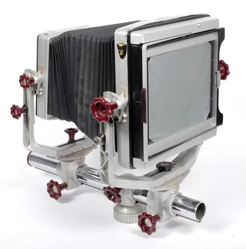 Image of Linhof Kardan 8X10 studio camera + lensboard adapter | Linhof Professional R heavy duty tripod