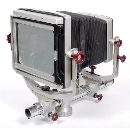 Image of Linhof Kardan 8X10 studio camera + lensboard adapter | Linhof Professional R heavy duty tripod