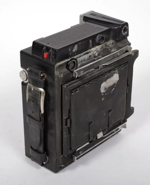 Image of Graflex Crown Graphic 4X5 Camera w/ Schneider 135mm lens + film + holders #5642