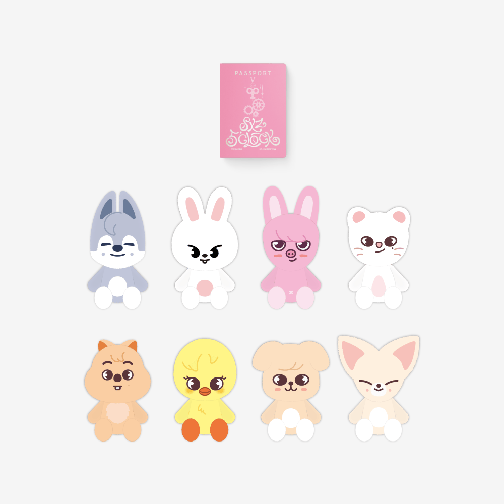 Image of [PRE-ORDER] Stray Kids (SKZ 5’CLOCK) SKZOO Plush (Teddy bear Ver.)