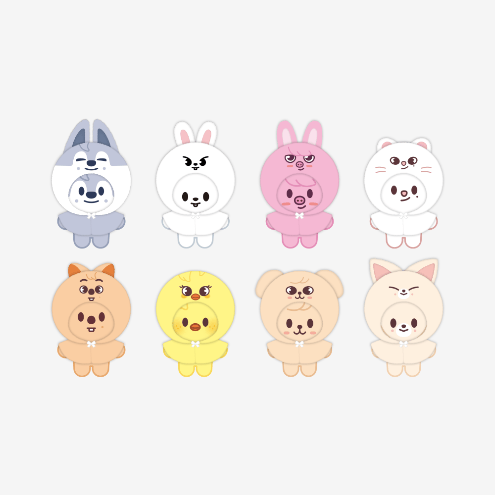 Image of [PRE-ORDER] Stray Kids (SKZ 5’CLOCK) SKZOO 10CM Plush Outfit