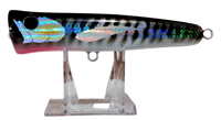Image 1 of 60g   Natsumi Blue, Black Tiger Stripe, Pink Belly Bubz Popper