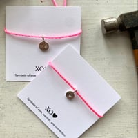 Valentine  Poesy Friendship Bracelet 