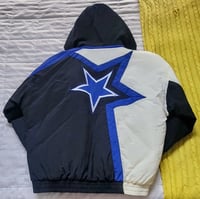 Image 2 of Vintage 90s Pre-owned Mint condition Cowboys Puffer Hoodie