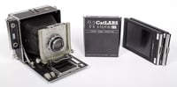 Image 1 of Linhof Super Technika II 4X5 field camera w/ 135mm lens + film + holders #5636
