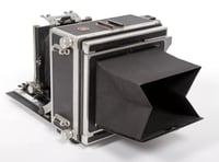 Image 4 of Linhof Super Technika II 4X5 field camera w/ 135mm lens + film + holders #5636