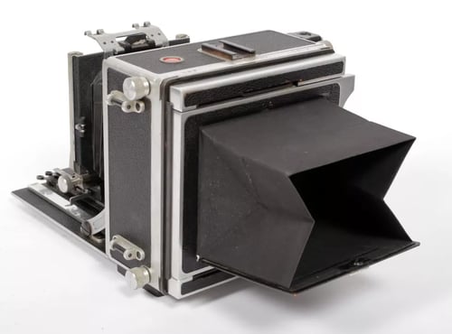 Image of Linhof Super Technika II 4X5 field camera w/ 135mm lens + film + holders #5636