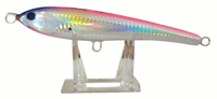 Image 1 of 40g Yosh  Silver, Blue Tip Pink Back Floating Stick Bait  (Miss print on lure it says 50g) 