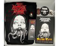 Image 1 of PURE EVIL - Signed Paperback and Shirt Bundle