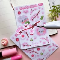 Image 2 of Sakura Picnic Sticker Sheet
