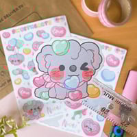 Image 1 of Sweethearts Sticker Sheet