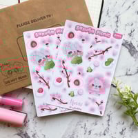 Image 1 of Sakura Picnic Sticker Sheet
