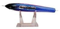 Image 2 of 40g Yosh Blue Back, Purple streak White Bottom Floating Stick Bait(Miss print on lure it says 50g) 