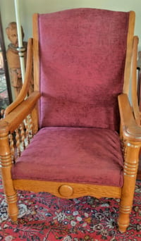 Image 4 of Antique reclining chair 