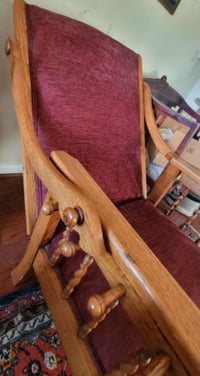 Image 7 of Antique reclining chair 