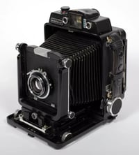 Image 3 of Wista 45RF 4X5 Field camera with 135mm + 215mm Lenses + Holders + FRESNEL + FILM #5647