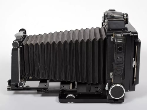 Image of Wista 45RF 4X5 Field camera with 135mm + 215mm Lenses + Holders + FRESNEL + FILM #5647